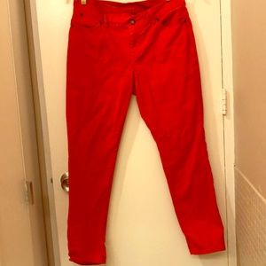 Talbots women’s red jeans size 8p